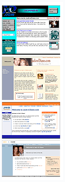 Personal websites 1999 - 2003